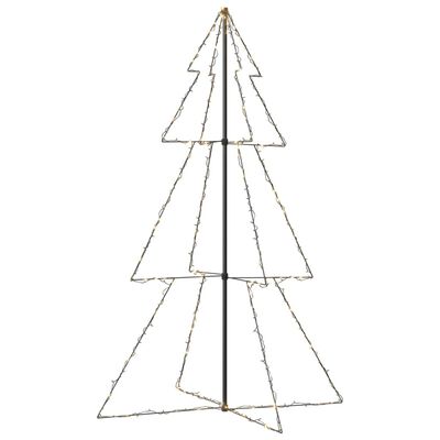 vidaXL Weihnachtsbaum in Kegelform 240 LEDs Indoor Outdoor 118x180 cm