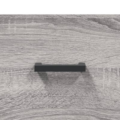 vidaXL Nachttisch Grau Sonoma 40x35x47,5 cm Holzwerkstoff