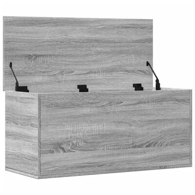 vidaXL Truhe Grau Sonoma 100x42x46 cm Holzwerkstoff