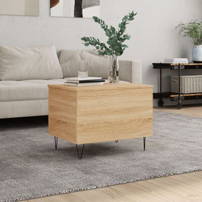 vidaXL Couchtisch Sonoma-Eiche 60x44,5x45 cm Holzwerkstoff