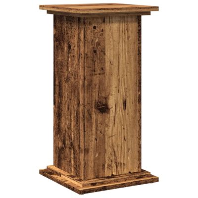 vidaXL Postament mit Stauraum Altholz-Optik 31x30x60 cm Holzwerkstoff