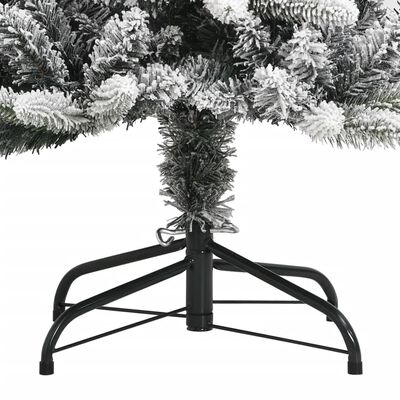 vidaXL Künstlicher Weihnachtsbaum Beschneit 180 cm PVC&PE