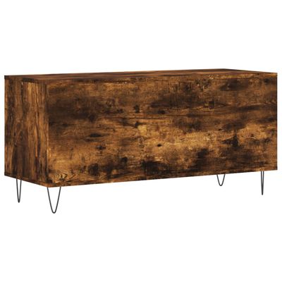 vidaXL Plattenschrank Räuchereiche 100x38x48 cm Holzwerkstoff