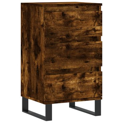 vidaXL Sideboard Räuchereiche 40x35x70 cm Holzwerkstoff