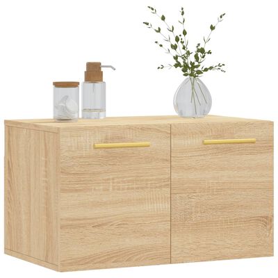 vidaXL Wandschrank Sonoma-Eiche 60x36,5x35 cm Holzwerkstoff