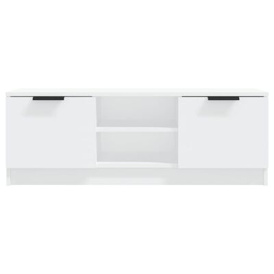 vidaXL TV-Schrank Weiß 102x35x36,5 cm Holzwerkstoff