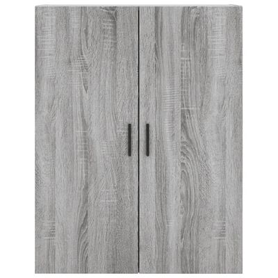 vidaXL Wandschrank Grau Sonoma 69,5x34x90 cm