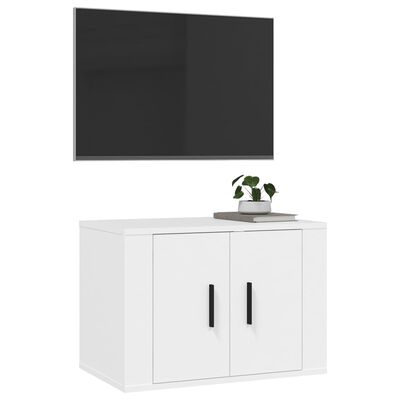 vidaXL TV-Wandschrank Weiß 57x34,5x40 cm