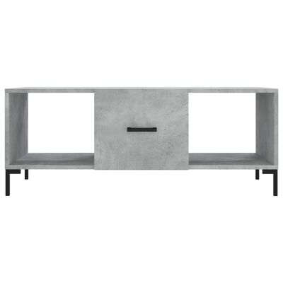 vidaXL Couchtisch Betongrau 102x50x40 cm Holzwerkstoff