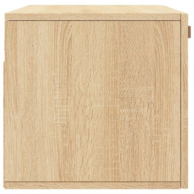 vidaXL Wandschrank Sonoma-Eiche 80x36,5x35 cm Holzwerkstoff