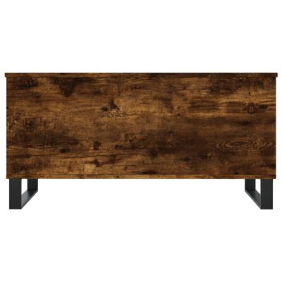 vidaXL Couchtisch Räuchereiche 90x44,5x45 cm Holzwerkstoff