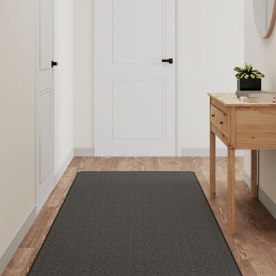 vidaXL Teppichläufer Sisal-Optik Anthrazit 80x150 cm