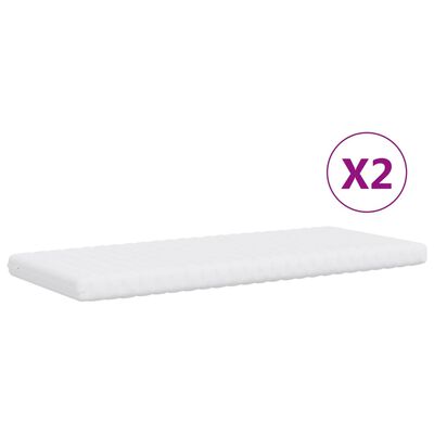 vidaXL Tagesbett Ausziehbar mit Schubladen Creme 80x200 cm Stoff