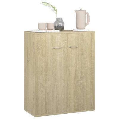 vidaXL Sideboard Sonoma-Eiche 60x30x75 cm Holzwerkstoff