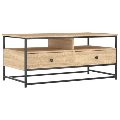 vidaXL Couchtisch Sonoma-Eiche 100x51x45 cm Holzwerkstoff