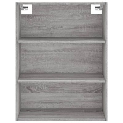 vidaXL Highboard Grau Sonoma 69,5x34x180 cm Holzwerkstoff