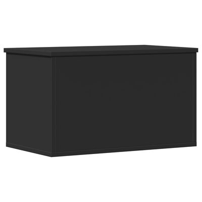 vidaXL Truhe Schwarz 60x35x35 cm Holzwerkstoff