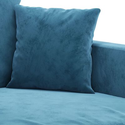 vidaXL 3-Sitzer-Sofa Blau 180 cm Samt