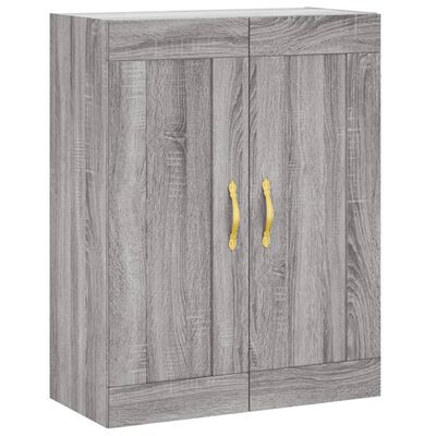 vidaXL Highboard Grau Sonoma 69,5x34x180 cm Holzwerkstoff