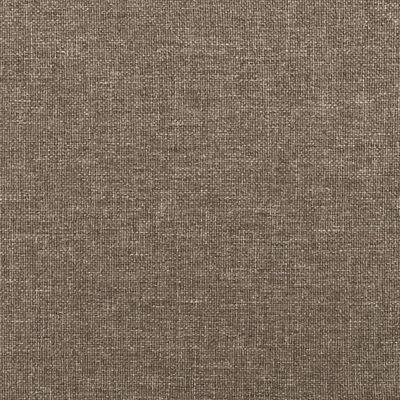 vidaXL Kopfteil mit Ohren Taupe 103x23x78/88 cm Stoff