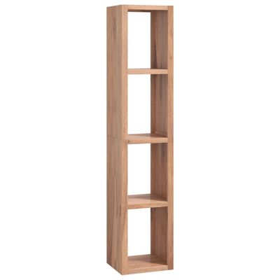 vidaXL Bücherregal 35x30x168 cm Massivholz Teak