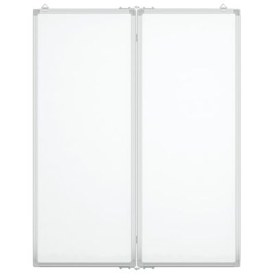 vidaXL Magnetisches Whiteboard Klappbar 80x100x1,7 cm Aluminium