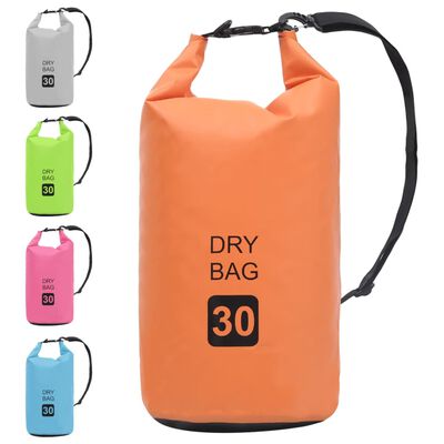 vidaXL Trockensack Orange 30 L PVC