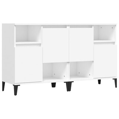 vidaXL Sideboards 2 Stk. Weiß 60x35x70 cm Holzwerkstoff