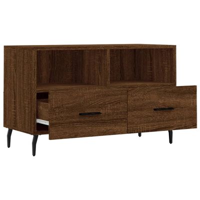 vidaXL TV-Schrank Braun Eichen-Optik 80x36x50 cm Holzwerkstoff