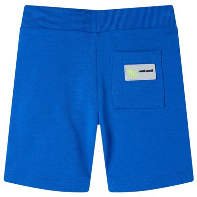 Kindershorts mit Kordelzug Blau 140