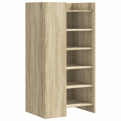 vidaXL Schuhschrank Sonoma-Eiche 52x37,5x100 cm Holzwerkstoff