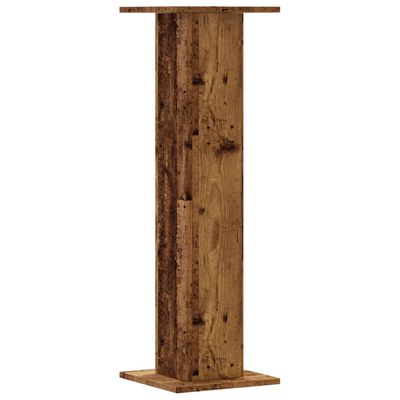 vidaXL Pflanzenständer 2 Stk. Altholz-Optik 30x30x95 cm Holzwerkstoff