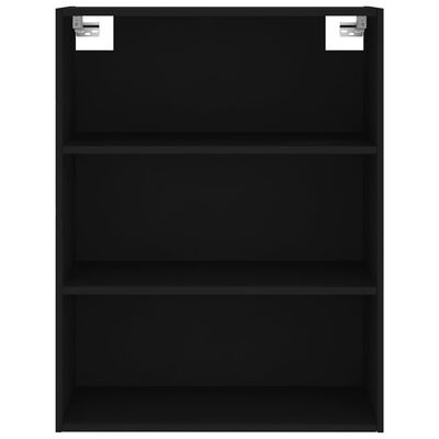 vidaXL Highboard Schwarz 69,5x34x180 cm Holzwerkstoff