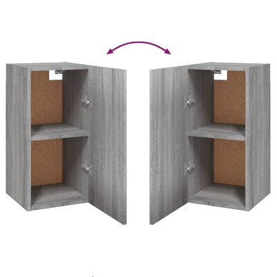 vidaXL TV-Schrank Grau Sonoma 30,5x30x60 cm Holzwerkstoff