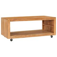 vidaXL Couchtisch 110x60x40 cm Massivholz Teak