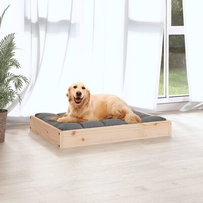 vidaXL Hundebett 71,5x54x9 cm Massivholz Kiefer