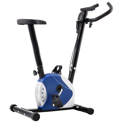 vidaXL Heimtrainer mit Riemenantrieb Blau