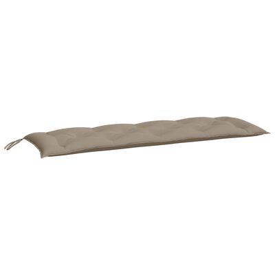 vidaXL Gartenbank-Auflage Taupe 150x50x7 cm Oxford-Gewebe