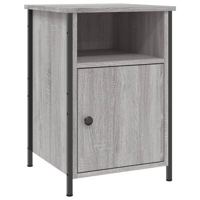 vidaXL Nachttische 2 Stk. Grau Sonoma 40x42x60 cm Holzwerkstoff