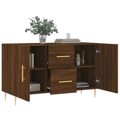 vidaXL Sideboard Braun Eichen-Optik 100x36x60 cm Holzwerkstoff