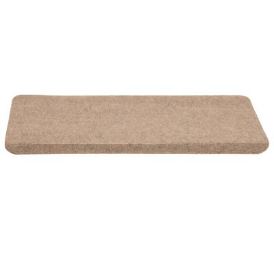 vidaXL Stufenmatten Selbstklebend 15 Stk. 65x24,5x3,5 cm Beige