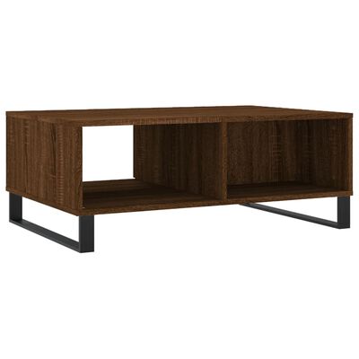 vidaXL Couchtisch Braun Eichen-Optik 90x60x35 cm Holzwerkstoff