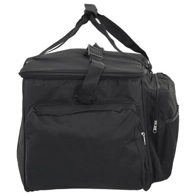 vidaXL Angeltasche Wasserdicht Schwarz Oxford-Gewebe