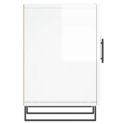 vidaXL TV-Schrank Hochglanz-Weiß 150x30x50 cm Holzwerkstoff