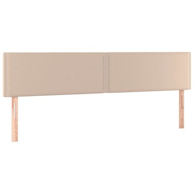 vidaXL Boxspringbett Matratze Cappuccino-Braun 180x200 cm Kunstleder