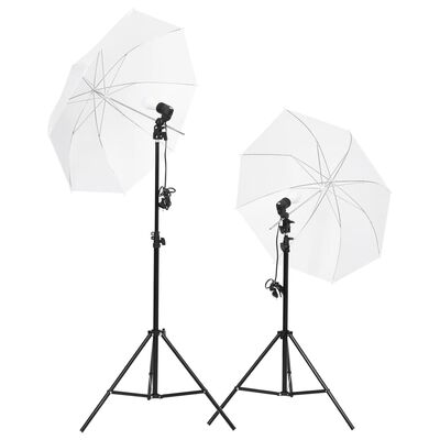 vidaXL Fotostudio-Set mit Beleuchtung, Hintergrund und Reflektor