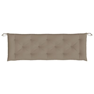 vidaXL Gartenbank-Auflage Taupe 150x50x7 cm Oxford-Gewebe