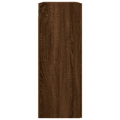 vidaXL Wandschrank Braun Eichen-Optik 69,5x34x90 cm Holzwerkstoff