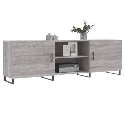 vidaXL TV-Schrank Grau Sonoma 150x30x50 cm Holzwerkstoff