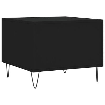 vidaXL Couchtische 2 Stk. Schwarz 50x50x40 cm Holzwerkstoff